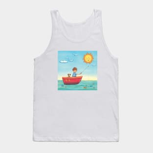 Fishing Boy Tank Top